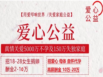 省直辖县捐卵助孕生子 爱心志愿者招募